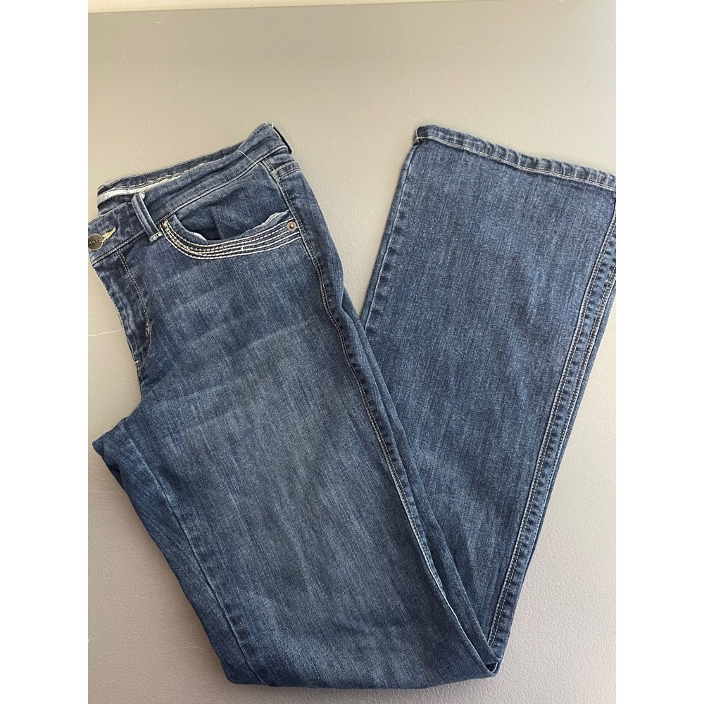 The Limited Bootcut Jeans Womens 8 Dark Wash Denim Stretch Contrast Stitching